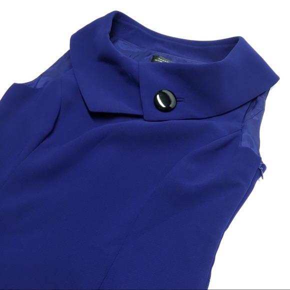 Tahari Dresses & Skirts - ❤️ Tahari Cowl Neck Career Dress Button Accent
